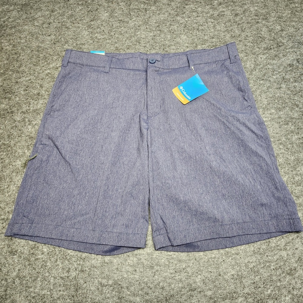 Columbia Mens Westcreek EXS Omni Shade 10" Lightweight Golf Shorts Blue 42 NWT